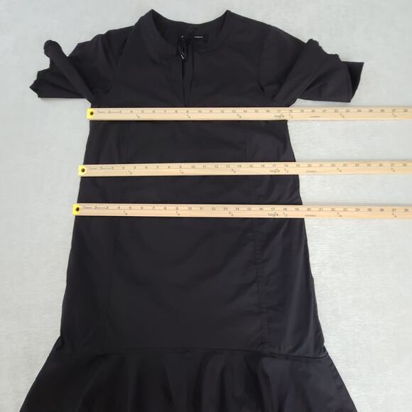 Proenza Schouler silk babydoll dress black Size 4 Preloved Excellent Whimisgoth - Picture 5 of 11